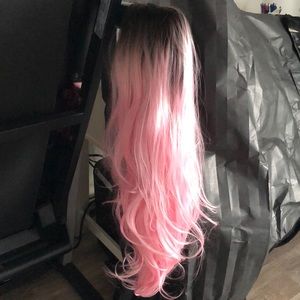 pink wig bellami